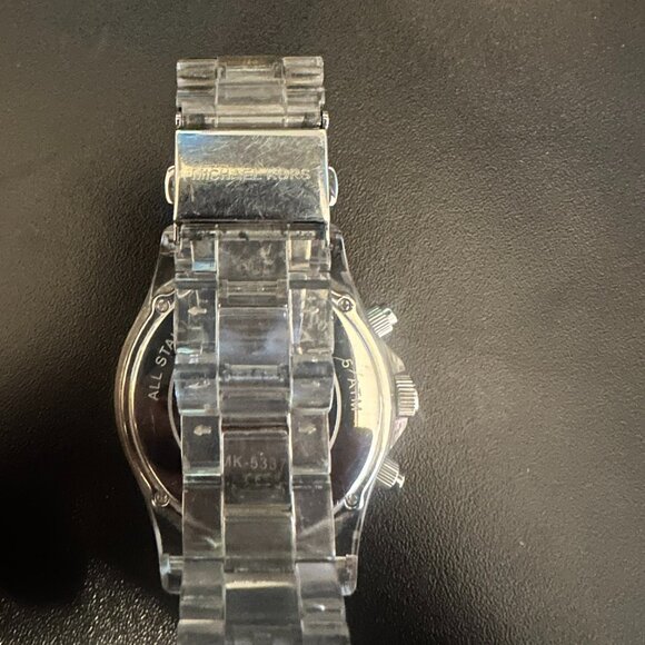✨ Michael Kors Silver Chronograph Watch MK5337 ✨ - New Battery - Picture 5 of 10